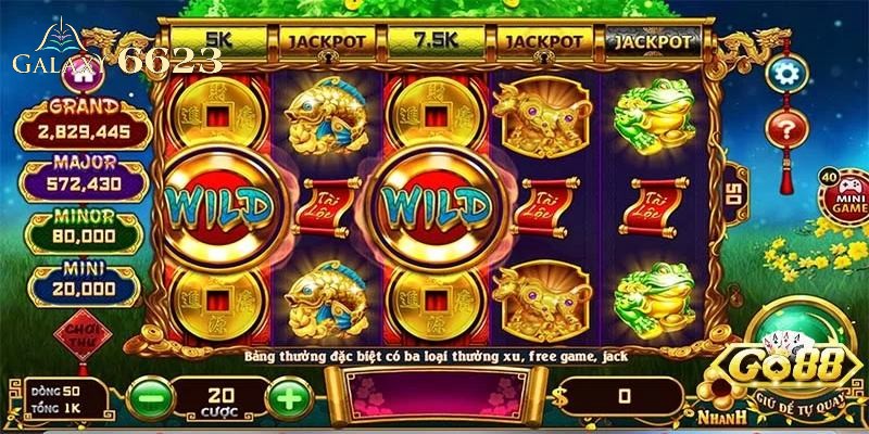 Chuyên mục slot game được đầu tư kỹ lưỡng về mặt hình ảnh và âm thanh